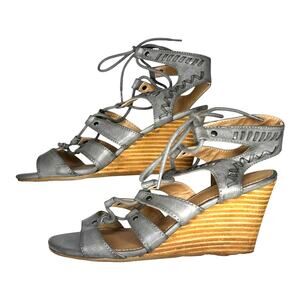 Report Footwear (7.5) Scout Ghilly Lace-Up Wedge Sandals - Stitch Fix Gladiator